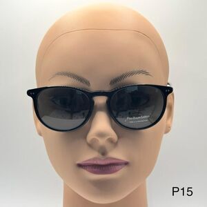 NEW Ralph Lauren Preppy Round Sunglasses Polo 4044 Black/Grey 52/19/145 Italy